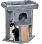 Pawhut - Kratzbaum 57 Cm Kleiner Katzenbaum Mit Katzenh&ouml;hle, Liegeplattform,