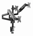 Gembird Ma-da3-01 Desk Mounted Adjustable Mounting Arm For 3 Monitors (full-motion),