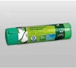 1x15 Secolan M&uuml;lleimerbeutel Mit Zugband 60 L Gr&uuml;n