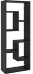 Wandregal Schwarz 36x16x90 Cm Holzwerkstoff Vidaxl