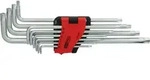 Ks Tools F&uuml;nfstern-winkelstiftschl&uuml;ssel-satz, Bohrung, Lang, 10-tlg