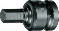 Kraftschraubersteckschl&uuml;sseleinsatz In K 19 1/2 &Prime; Schl&uuml;sselweite 17 Mm L&auml;nge 50