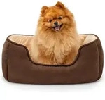 2-in-1 Hundebett Hundekissen Hundek&ouml;rbchen Hundesofa Gr&ouml;&szlig;e S 60x50 Cm Farbe