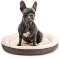 Lionto - Rundes Hundebett Hundekissen Hundesofa Katzenbett Donut (m) 65 Cm, Braun