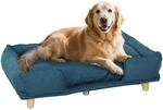 Hundesofa, Haustiersofa Mit Kissen, Hundebett Mit Erh&ouml;htem Design, Katzensofa,