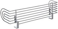 Herdschutz Gitter Verchromt - 60 Cm - Universal Kinder Herd Sicherung
