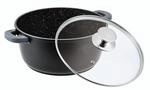 Northix Marmite Antihaftbeschichtung Marmor 24 Cm Schwarz