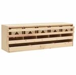 5er Legenest 117x33x38 Cm Massivholz Kiefer Vidaxl
