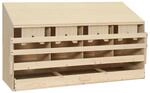 4er Legenest 106x40x59 Cm Massivholz Kiefer Vidaxl