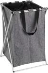 W&auml;schekorb Mit Kordelzug, Tasche Auf Tragbarem Rahmen - 52 L, 57 X 35 X 38 Cm...