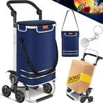 Kesser&reg; Einkaufstrolley Treppensteiger, 56 L, Mit K&uuml;hlfach - Navyblau