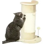 Pawhut - Ecke Kratzstamm, 58cm Kratzs&auml;ule Aus Sisal, Kratzbaum F&uuml;r Katzen, Kleiner