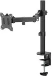Goobay - Monitorhalterung Single Flex, Schwarz, F&uuml;r Curved- Und Flachmonitore