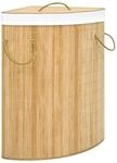 Eck-w&auml;schekorb Bambus 60 L Vidaxl