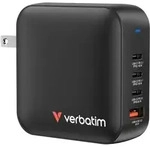 Mini Gan Charger 165w 4 Port Us/eu/uk Adp - Verbatim