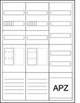 Eaton Z&auml;hler-komplettschrank Ehz Zsd-zzv-1100-bkeiapz O.best&uuml;ckung Inklusive Apz