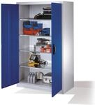 C+p Werkzeugschrank Mit Dreht&uuml;ren, Innen 4 B&ouml;den, H1950xb1200xt600mm Front