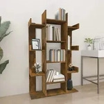 B&uuml;cherregal R&auml;uchereiche 86x25,5x140 Cm Holzwerkstoff Vidaxl