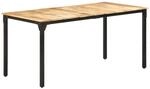 Esstisch 160x80x76 Cm Raues Mangoholz Vidaxl