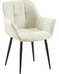 Esszimmerstuhl Roseville Creme Stoff