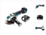 Makita Dga 519 F1 Akku Winkelschleifer 18 V 125 Mm Brushless X-lock + 1x Akku...