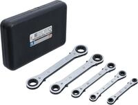 Bgs Technic - Ratschen-ringschl&uuml;ssel-satz, Gerade, Umschaltbar Sw 6 X 8 - 19 X 22 Mm