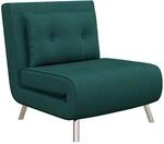 Homcom - Schlafsessel, Einzelsofa Mit Bettfunktion, Klappsessel, G&auml;stebett Mit