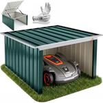 M&auml;hroboter Garage Metall Wetterbest&auml;ndig Kabelf&uuml;hrung 4x Erdanker Carport...