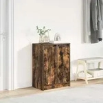 Vidaxl Schuhschrank R&auml;uchereiche 57x34x76 Cm Holzwerkstoff