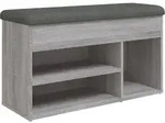 Schuhbank Grau Sonoma 82x32x45,5 Cm Holzwerkstoff - Vidaxl