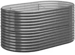 Hochbeet Pulverbeschichteter Stahl 152x80x68 Cm Anthrazit - Vidaxl