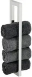Edelstahl Handtuchhalter Reitani In Silber 2 X 40 X 9 Cm - Gl&auml;nzend - Wenko
