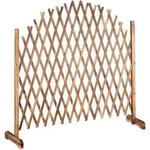 Rankgitter Holz, Ausziehbar Bis 200cm, Rankhilfe Kletterpflanzen, Freistehend,