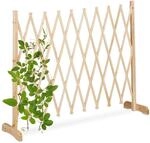 Rankgitter Holz, Ausziehbar Bis 275 Cm, Rankhilfe Kletterpflanzen, Scherengitter