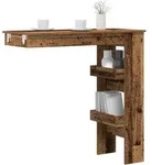 Wand-bartisch Altholz-optik 102x45x103,5 Cm Holzwerkstoff Vidaxl