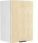 Ebuy24 - Fasola K&uuml;chenoberschrank 40 Cm 1 T&uuml;r Eiche Dekor, Wei&szlig;.
