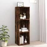 B&uuml;cherschrank/tv-schrank R&auml;uchereiche 36x30x114cm Holzwerkstoff Vidaxl