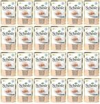 Schesir Einzelportion Thunfisch Mit Lachs Nassfutter F&uuml;r Katzen, 24 X 50 G