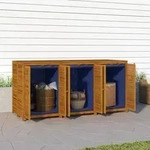 Gartenbox 210x87x104 Cm Massivholz Akazie Vidaxl