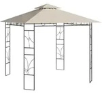 Vidaxl Pavillon 3x3x2,7 M Creme 160 G/m2