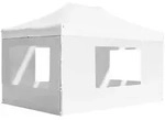 Vidaxl - Profi-partyzelt Faltbar Mit W&auml;nden Aluminium 4,5&times;3m Wei&szlig;