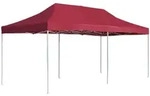 Profi-partyzelt Faltbar Aluminium 6&times;3 M Weinrot - Vidaxl