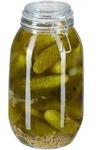 Relaxdays Einmachglas, 3 Liter, Mit Deckel & B&uuml;gelverschluss, Einkochen &