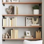Wandregal Hellbraun 100x30x2 Cm Massivholz Eiche Behandelt Vidaxl