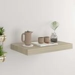 Vidaxl Floating Wall Shelf Oak 40x23,5x3,8 Cm Mdf