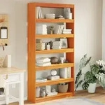 Vidaxl Book Cabinet/room Divider 100x30x199,5 Cm Solid Wood Pine