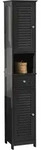 Sobuy - Frg236-dg Badezimmer-hochschrank Badregal Badschrank Badm&ouml;bel Mit 1 Offenem