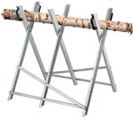 Relaxdays S&auml;gebock, Holzs&auml;gearbeiten, Klappbar, S&auml;gegestell F&uuml;r Kettens&auml;gen,