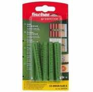 Fischer Spreizd&uuml;bel Sx Green 8x65 K, D&uuml;bel, Gr&uuml;n, 10 St&uuml;ck