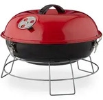 Relaxdays - Kugelgrill, Tragbar, Mit Deckel, Leckeres Bbq, Picknickgrill Mit Gro&szlig;er